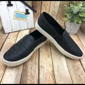 Vince. Perforated leather sneakers